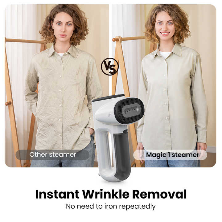Aerion GlowVac Pro™ 2-in-1 Steam Iron & Garment Vacuum | Neakasa