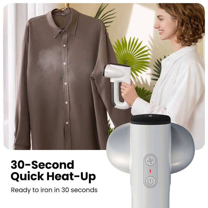 Aerion GlowVac Pro™ 2-in-1 Steam Iron & Garment Vacuum | Neakasa