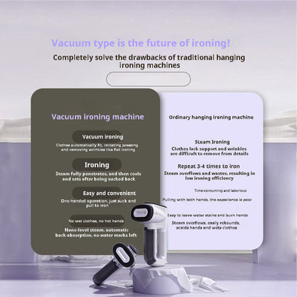 Aerion GlowVac Pro™ 2-in-1 Steam Iron & Garment Vacuum | Neakasa